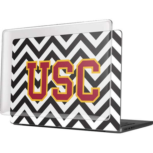 University of Southern California USC Chevron MacBook Pro 14in (2021-24) Case plus Skin